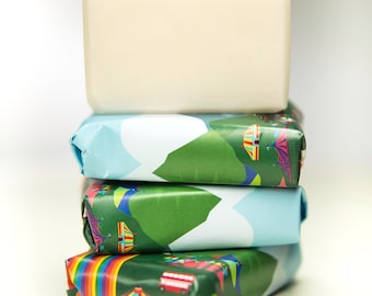 Festival Soap Gift | Lavender Essential Oil - Hand-made Small batch - Music Festival Parklife boomtown Survival soap