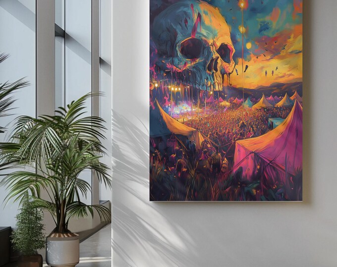 Personalisable Music Festival Print (Unofficial) - A4 A3 A2 - Music Festival Poster - Festival Merch