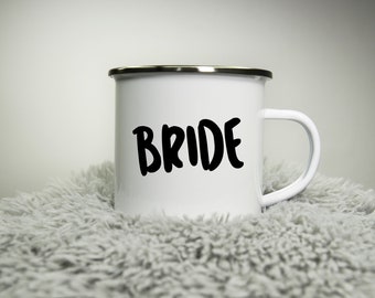 Bride Mug - Personalised Cup - for bride groom brides maids maid of honour - Wedding Team Bride Bride Squad Bride to be Just Married