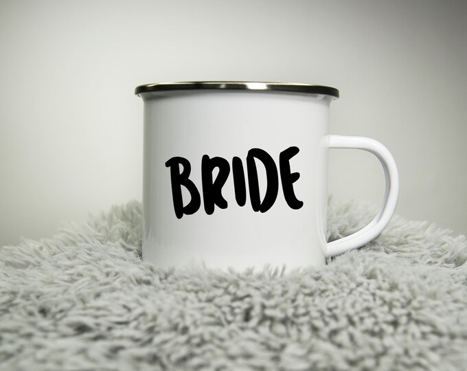 Bride Mug - Personalised Cup - for bride groom brides maids maid of honour - Wedding Team Bride Bride Squad Bride to be Just Married
