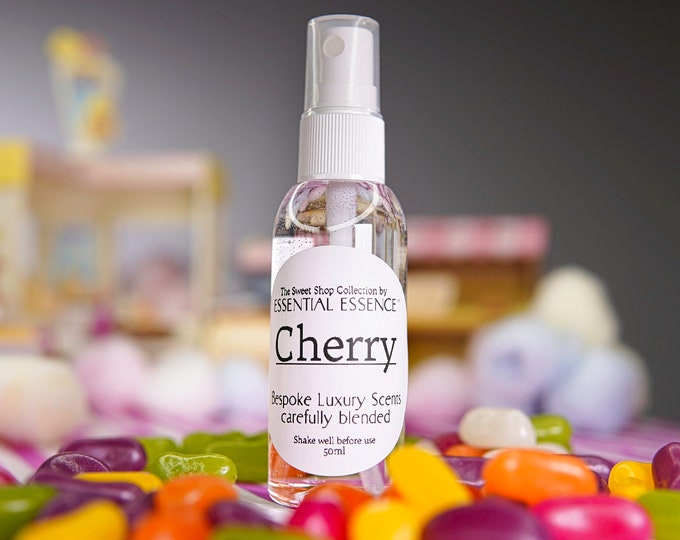 Cherry Room Spray - Linen Spray 50ml 5ml  Premium Fragrance Oil by Essential Essence™