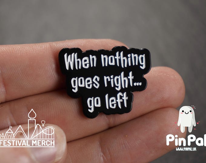 Funny Enamel Pin - PinPal UK121 - Pin Badges - Funny Gift, Music Gift, Anime Gift, Cute Gift, Positive gift, Cheeky Rude Gift, Unique Gift