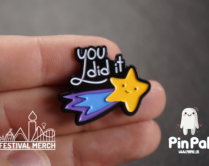 Funny Enamel Pin - PinPal UK099 - Pin Badges - Funny Gift, Music Gift, Anime Gift, Cute Gift, Positive gift, Cheeky Rude Gift, Unique Gift