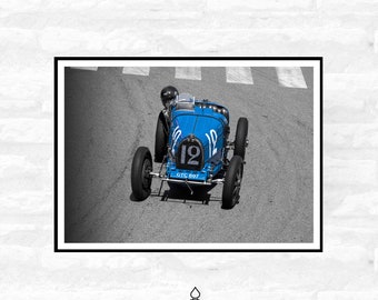 Monaco Race Circuit Print - Monaco Poster - Grand Prix Historique  - Living room office home decor  - A4 A3 A2  - Festival Merch