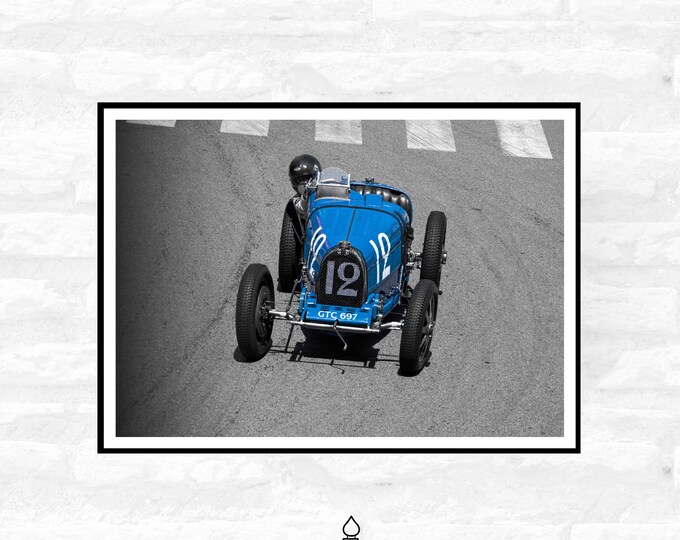 Monaco Race Circuit Print - Monaco Poster - Grand Prix Historique  - Living room office home decor  - A4 A3 A2  - Festival Merch