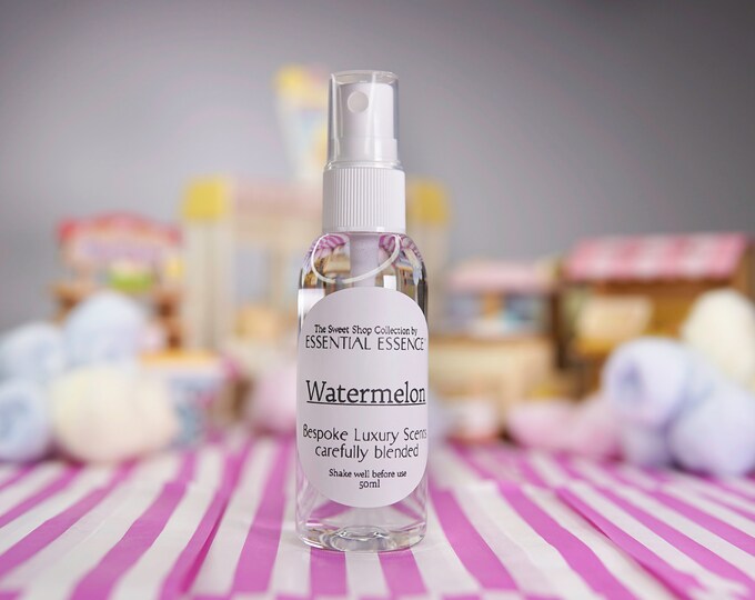 Watermelon Room Spray - Linen Spray 50ml 5ml  Premium Fragrance Oil by Essential Essence™ melon