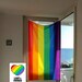 Premium LGBT Pride Flags - (Discreet packaging) - Rainbow Flag 5ft by 3FT Pride Gay Lesbian Bi Trans Inclusive parade - Festival Merch