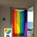 Premium LGBT Pride Flags - (Discreet packaging) - Rainbow Flag 5ft by 3FT Pride Gay Lesbian Bi Trans Inclusive parade - Festival Merch 