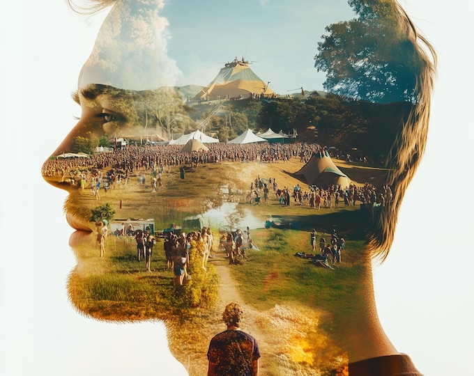 Personalisable Music Festival Print (Unofficial) - A4 A3 A2 - Music Festival Poster - Festival Merch