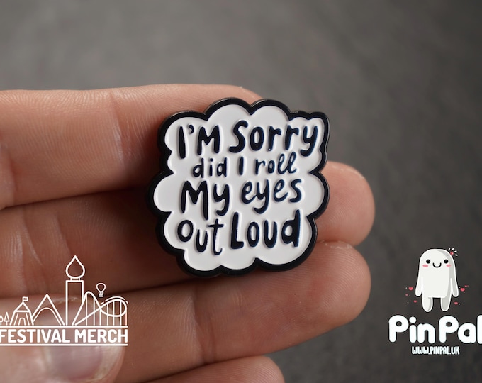Funny Enamel Pin - PinPal UK100 - Pin Badges - Funny Gift, Music Gift, Anime Gift, Cute Gift, Positive gift, Cheeky Rude Gift, Unique Gift