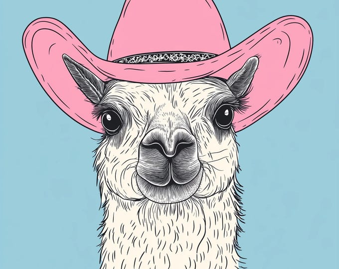 Funny Animal Wall Art - Printed in the UK Premium Quality - A4 A3 A2 - Festival Merch