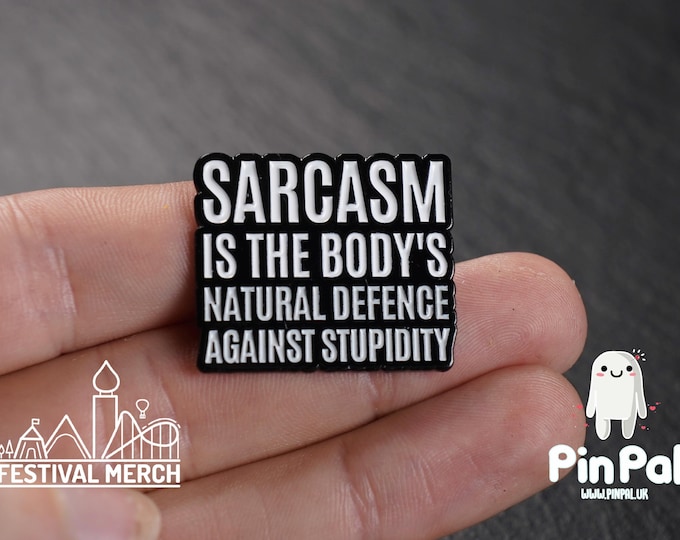 Funny Enamel Pin - PinPal UK141 - Pin Badges - Funny Gift, Music Gift, Anime Gift, Cute Gift, Positive gift, Cheeky Rude Gift, Unique Gift