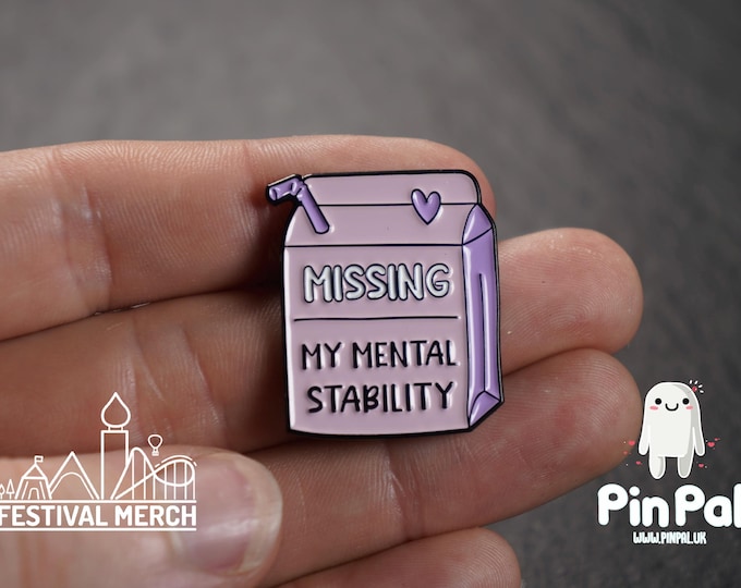 Funny Enamel Pin - PinPal UK118 - Pin Badges - Funny Gift, Music Gift, Anime Gift, Cute Gift, Positive gift, Cheeky Rude Gift, Unique Gift