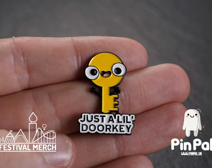 Key Enamel Pin - PinPal UK196 - Pin Badges - Funny Gift, Music Gift, Anime Gift, Cute Gift, Positive gift, Cheeky Rude Gift, Unique Gift