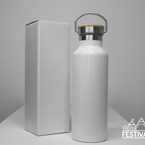 Glastonbury Festival Inspired Water Bottle Unofficial Double sided design Premium Quality Custom Design Festival Merch image 4