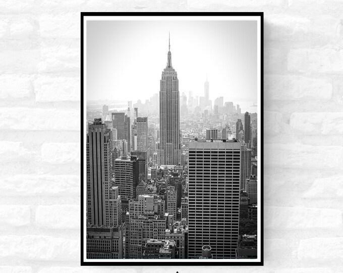 New York City Print - wall hanging home decor gift -  A4 A3 A2  - Festival Merch