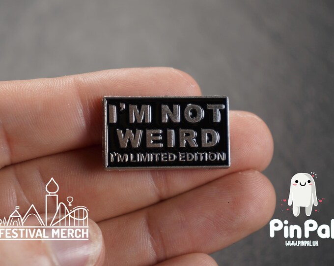 Funny Enamel Pin - PinPal UK094 - Pin Badges - Funny Gift, Music Gift, Anime Gift, Cute Gift, Positive gift, Cheeky Rude Gift, Unique Gift