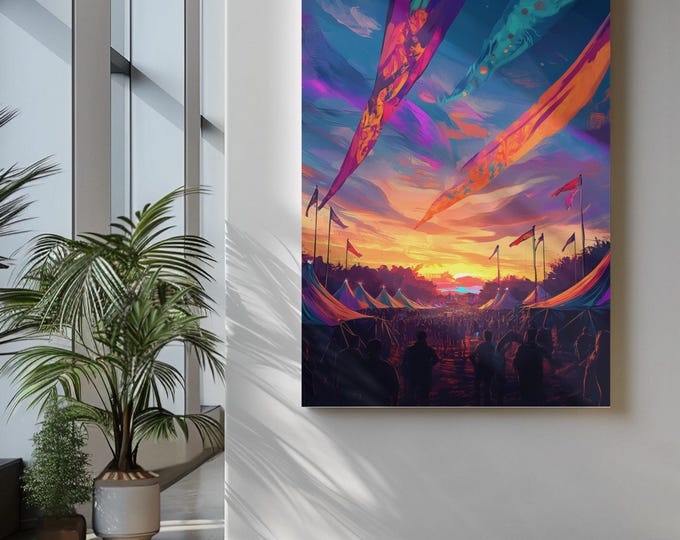 Personalisable Music Festival Print (Unofficial) - A4 A3 A2 - Music Poster - Festival Merch