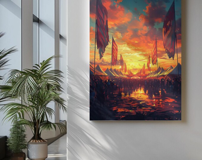 Personalisable Music Festival Print (Unofficial) - A4 A3 A2 - Music Festival Poster - Festival Merch