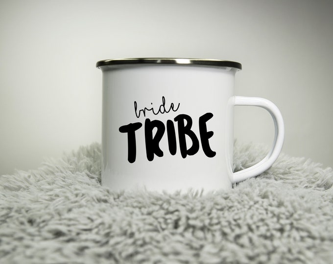 Bride Tribe Mug - Personalised Cup - for bride groom brides maids maid of honour - Wedding Team Bride Bride Squad Bride to be Just Married