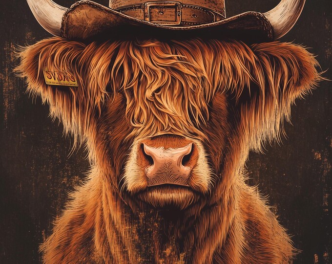 Funny Animal Wall Art - Printed in the UK Premium Quality - A4 A3 A2 - Festival Merch