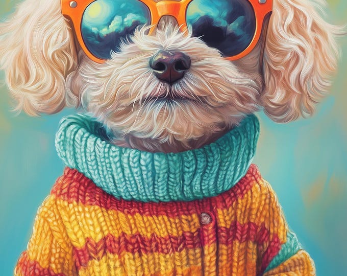 Funny Animal Wall Art - Printed in the UK Premium Quality - A4 A3 A2 - Festival Merch