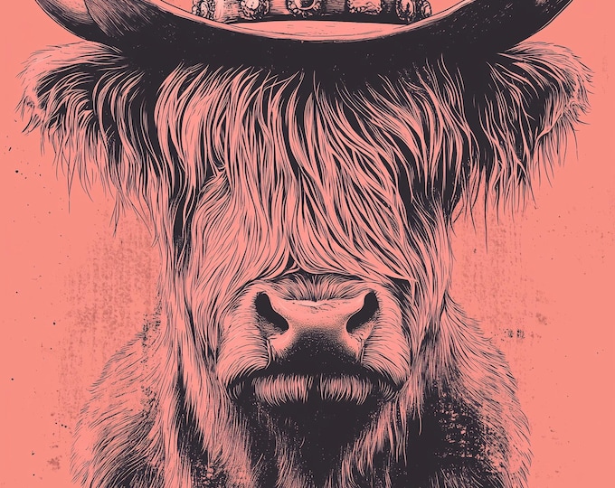 Funny Animal Wall Art - Printed in the UK Premium Quality - A4 A3 A2 - Festival Merch