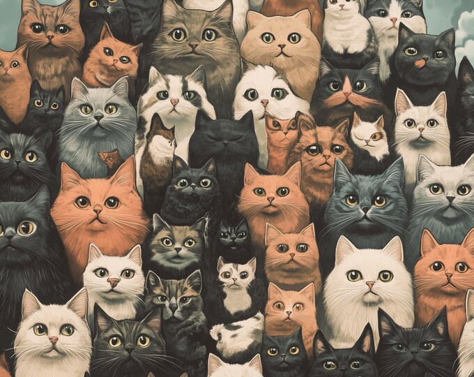 Funny Animal Wall Art - Printed in the UK Premium Quality - A4 A3 A2 - Festival Merch