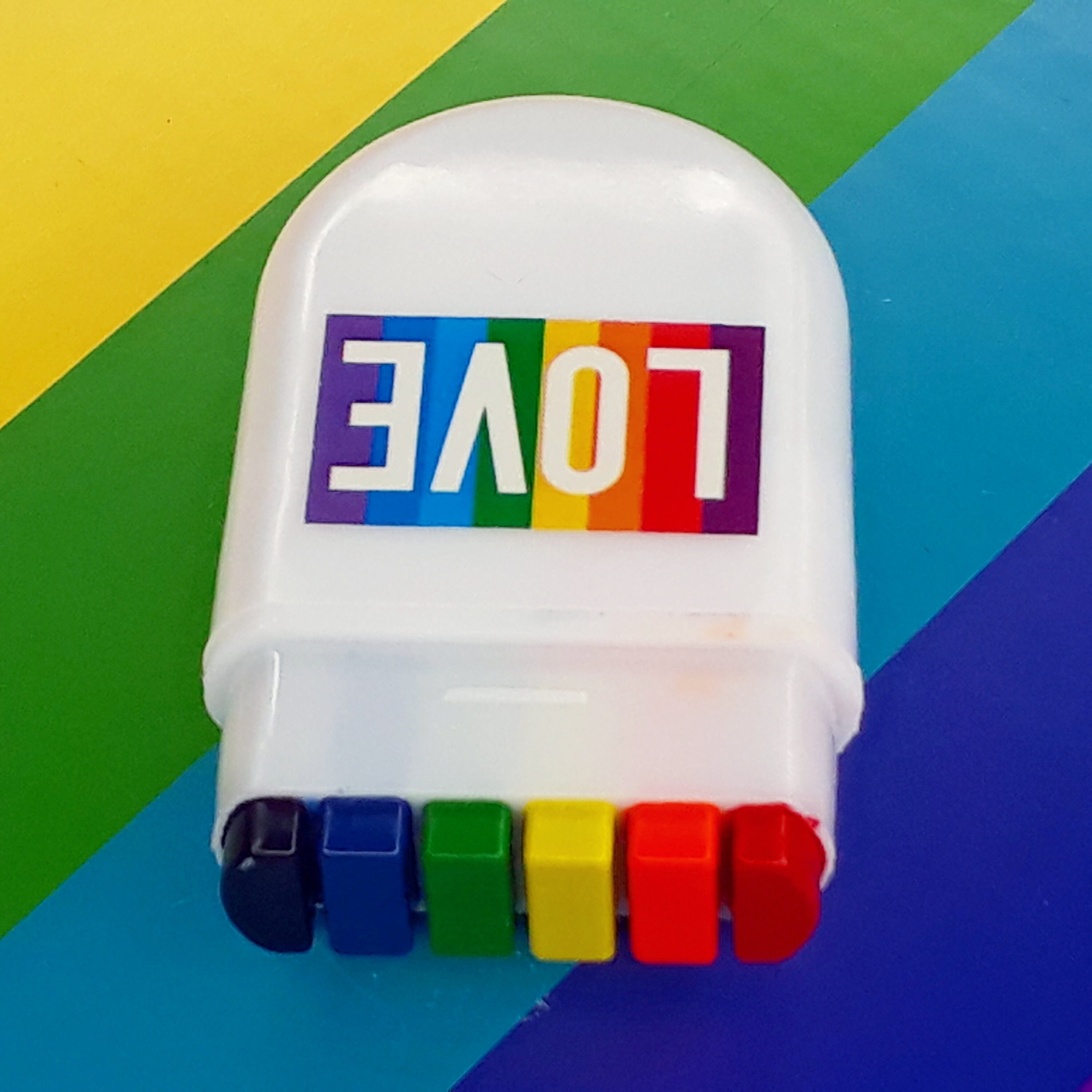 Rainbow Fan Brush Face Paint Glide Along Your Face Pride Etsy