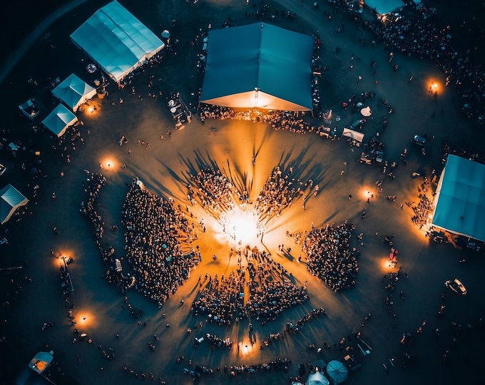 Personalisable Music Festival Print (Unofficial) - A4 A3 A2 - Music Festival Poster - Festival Merch