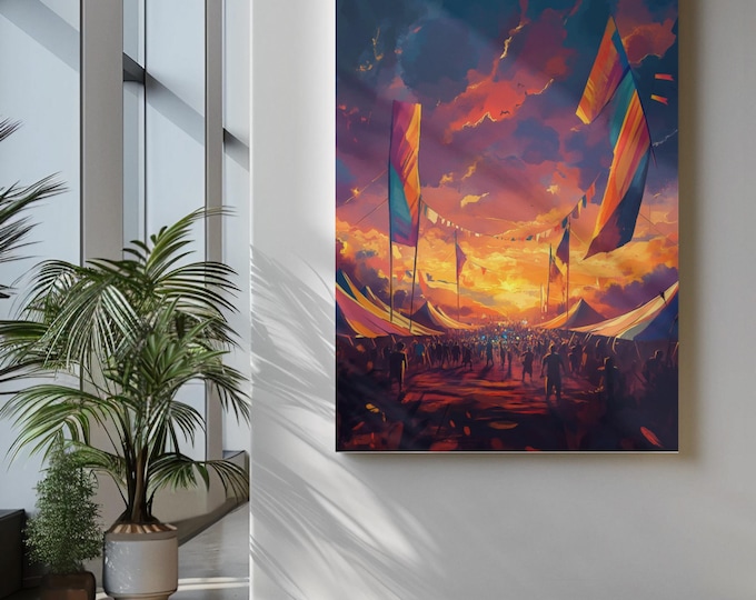 Personalisable Music Festival Print (Unofficial) - A4 A3 A2 - Music Festival Poster - Festival Merch