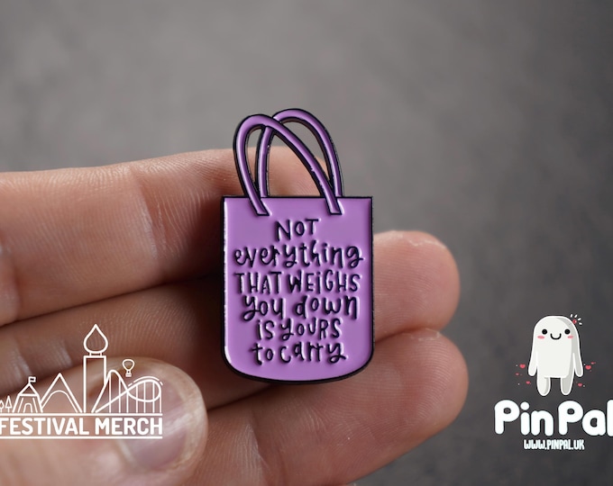 Funny Enamel Pin - PinPal UK086 - Pin Badges - Funny Gift, Music Gift, Anime Gift, Cute Gift, Positive gift, Cheeky Rude Gift, Unique Gift