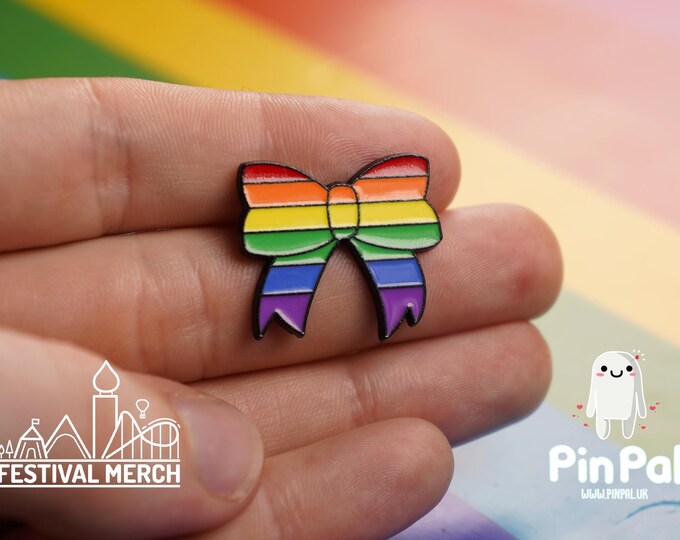 Rainbow Flag Pin | Enamel - PinPal UK019 - LGBT Pride Badge Stud Lesbian Gay Bisexual Transgender Queer Metal Button Pride gift Pride outfit