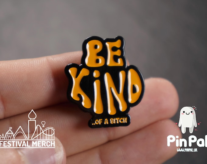Funny Enamel Pin - PinPal UK103 - Pin Badges - Funny Gift, Music Gift, Anime Gift, Cute Gift, Positive gift, Cheeky Rude Gift, Unique Gift