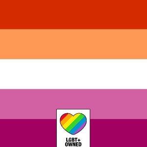 Lesbian Flag Large LGBT - 5ft by 3FT Pride Gay Lesbian Bi Trans Rainbow parade music festival party - Festival Merch image 6