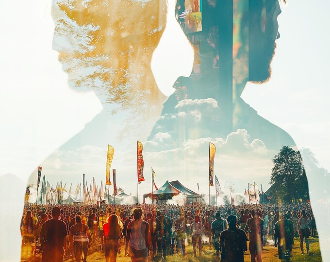 Personalisable Music Festival Print (Unofficial) - A4 A3 A2 - Music Festival Poster - Festival Merch