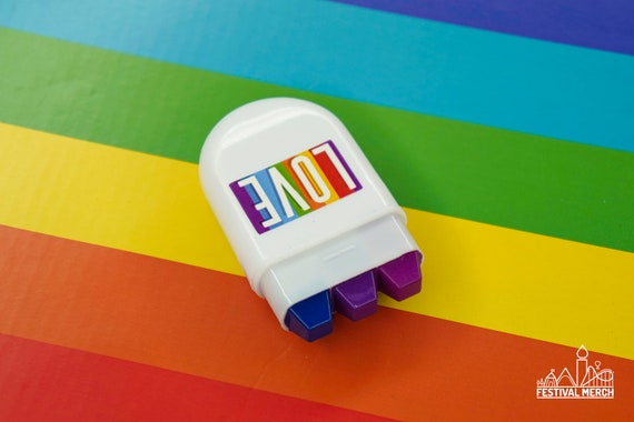 Bi Flag Face Paint Rainbow Fan Brush Face Paint Glide Along Your