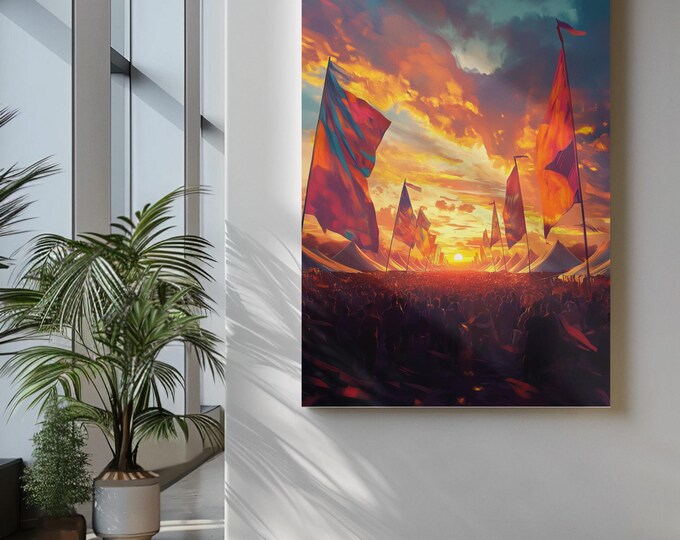 Personalisable Music Festival Print (Unofficial) - A4 A3 A2 - Music Festival Poster - Festival Merch