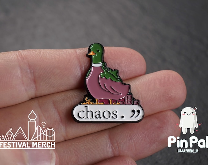 Funny Enamel Pin - PinPal UK159 - Pin Badges - Funny Gift, Music Gift, Anime Gift, Cute Gift, Positive gift, Cheeky Rude Gift, Unique Gift