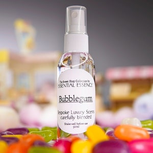 Bubble gum Room Spray - Linen Spray 50ml 5ml  Premium Fragrance Oil by Essential Essence™