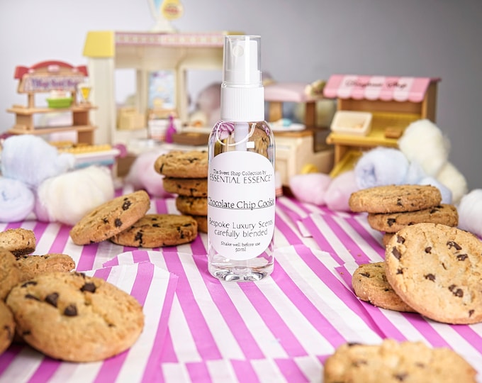 Chocolate Chip Cookie Room Spray - Linen Spray 50ml 5ml  Premium Fragrance Oil by Essential Essence™