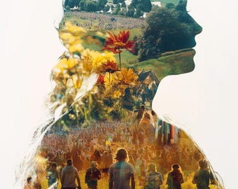 Personalisable Music Festival Print (Unofficial) - A4 A3 A2 - Music Festival Poster - Festival Merch