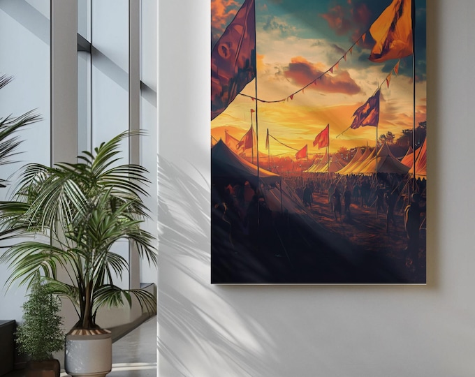 Personalisable Music Festival Print (Unofficial) - A4 A3 A2 - Music Festival Poster - Festival Merch