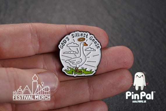 Funny Enamel Pin - PinPal UK193 - Pin Badges - Funny Gift, Music Gift, Anime Gift, Cute Gift, Positive gift, Cheeky Rude Gift, Unique Gift