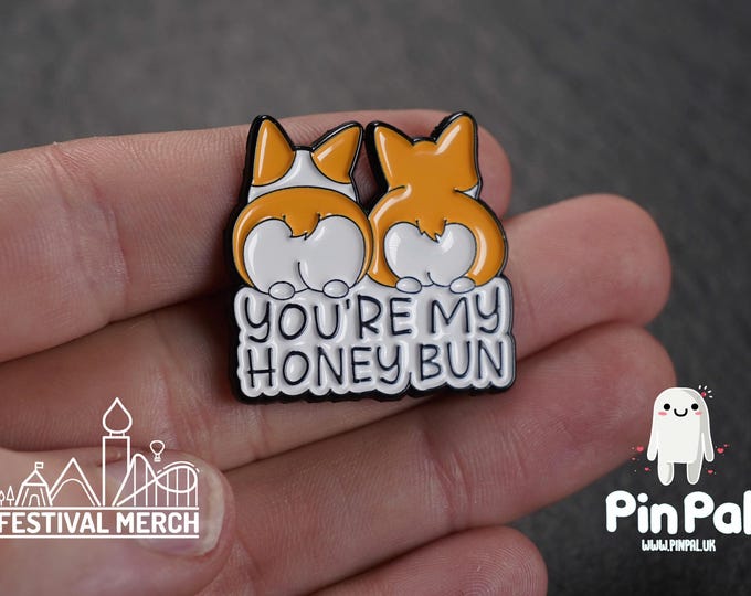 Funny Enamel Pin - PinPal UK158 - Pin Badges - Funny Gift, Music Gift, Anime Gift, Cute Gift, Positive gift, Cheeky Rude Gift, Unique Gift