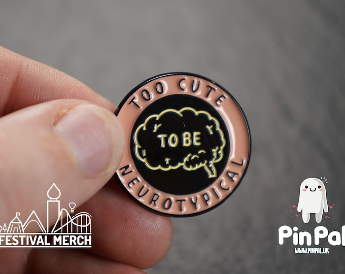 Funny Enamel Pin - PinPal UK111 - Pin Badges - Funny Gift, Music Gift, Anime Gift, Cute Gift, Positive gift, Cheeky Rude Gift, Unique Gift