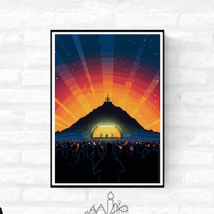 Personalizowany wydruk festiwalu muzycznego (nieoficjalny) - A4 A3 A2 - plakat festiwalu muzycznego - gadżety festiwalowe