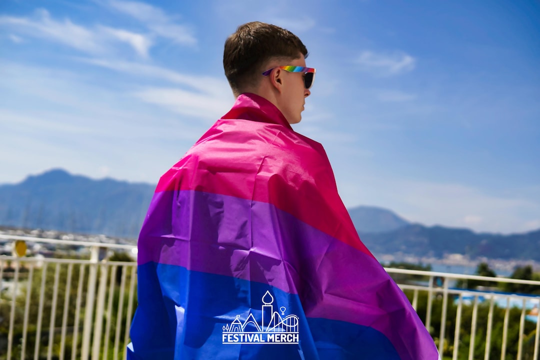 Bisexual Flag Large LGBT - 5ft by 3FT Pride Bisexuality Gay Lesbian Bi ...