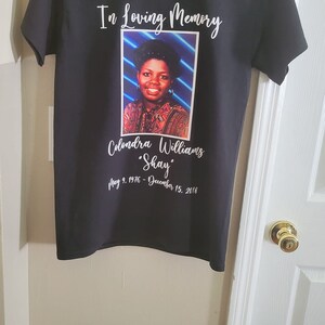 custom t shirts for funeral