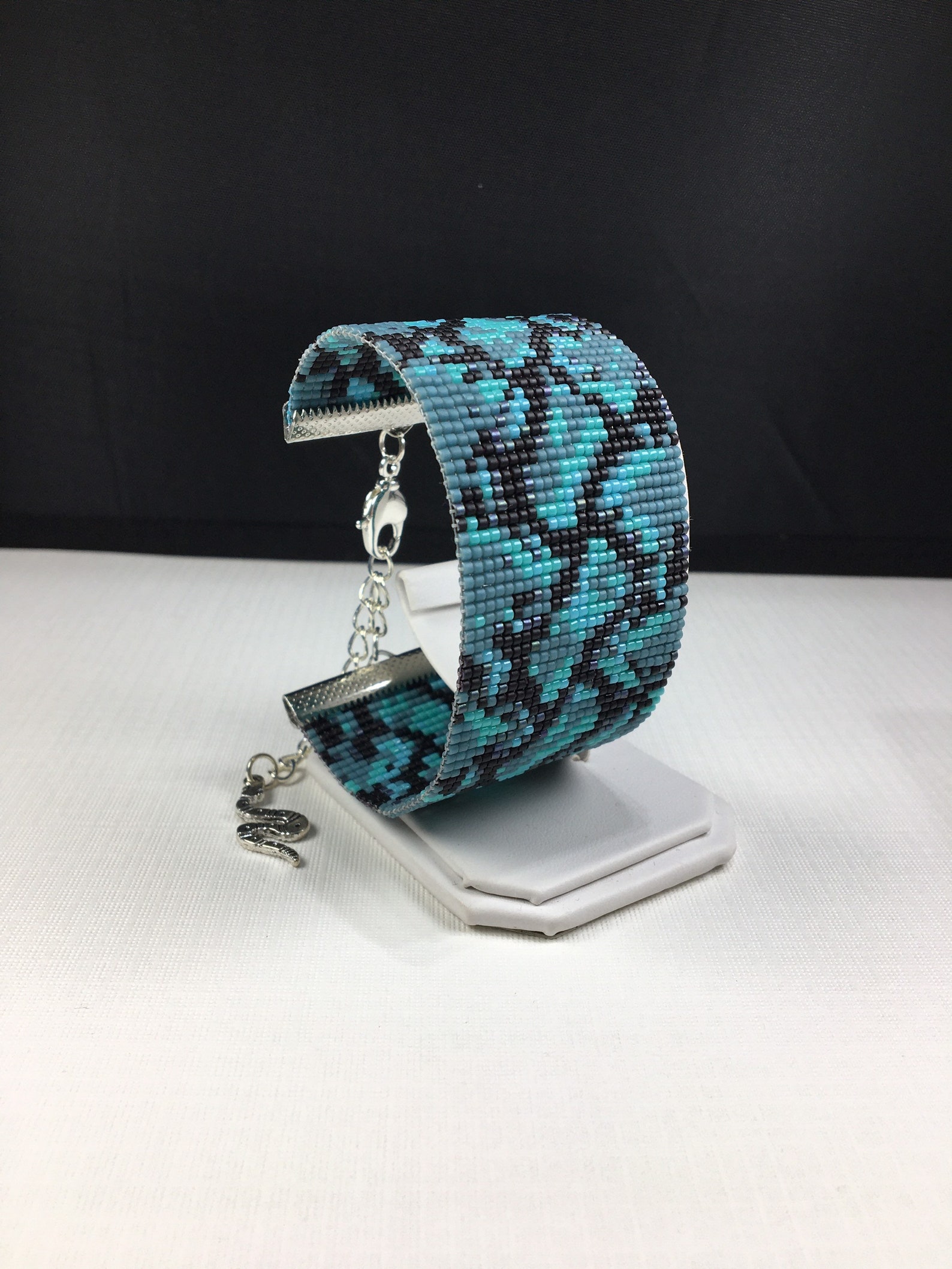 Snake Skin Loom Bracelet Loom Beaded Bracelet Hand Loom Etsy.de